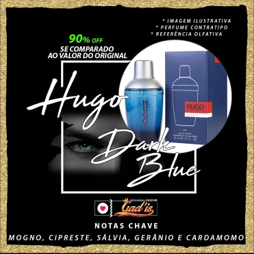 Perfume Similar Gadis 461 Inspirado em Hugo Dark Blue Contratipo